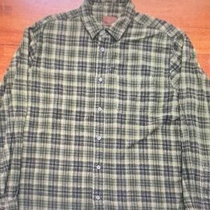 Woolrich Green and Black Plaid Casual Shirt